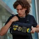 Нагрудная сумка из Cordura 1000D разгрузка мужская с системой Molle и патч-системою черная (482647772130) - изображение 9
