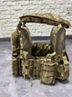 Тактическая армейская штурмовая плитоноска Asdag с быстрым сбросом Cordura 1000D пиксель - изображение 5
