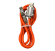 Кабель для швидкого заряджання USB Type-C 120w 7A (150 см) помаранчевий, з підсвічуванням - изображение 1