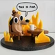 Фігурка Мем This is Fine Dog, Все добре, Собака у вогні. Aivory - изображение 1