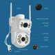 IP WiFi Камера видеонаблюдения ICSEE 2 независимых объектива 8MP уличная поворотная UKC - изображение 4