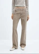 Джинсы женские в полоску MANGO 57003809 Светло-коричневый 38 KL0887 - изображение 3
