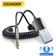 Bluetooth 5.0 ресивер Essager USB to 3.5mm Aux Adapter Car Wireless Receiver Jack Audio Music Mic Handsfree Car Kit Speaker Transmitter микрофон|свободные руки EBTEB01-JS0A Grey - изображение 1