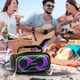 Портативная колонка HOPESTAR PARTYBOX 150, IPX5, BT5.3, RGB, USB, AUX, TF, TWS, 60W, 8800mAh, 6-8h, Black - изображение 5