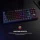 Клавиатура Fantech ATOM MK876V2, игровая, Blue Switch, USB, RGB, Черный, Серый - изображение 6