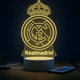 3D LED-нічник ФК «Реалмадрід» з RGB-підсвіткою . Realmadrid нічник - изображение 1