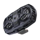 Кулер для телефону HOCO GM36 Mustango mobile phone dual cooler, 4.5-7", 54-86mm, 4500rpm, Type-C, black - зображення 1