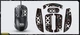 Миша TWolf G580 sticker, ігрова, дротова, USB, 1000-1600DPI, 1.5m, Чорний - зображення 2