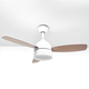 Люстра з вентилятором FAN WOOD 48W+18W R Luminaria WHITE/WOOD 5000Lm керована світлодіодна з пультом ДУ 1060x390мм - зображення 6