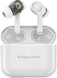 Słuchawki Kruger & Matz M4 Pro White (5901890069519) - obraz 1