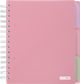Тетрадь Buromax Pastel B5 120 листов в клетку 3 разделителя Розовая (BM.24355912-10) - изображение 1
