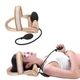 Тренажер для шейного отдела позвоночника массажер Cervical vertebra traction механическое воздействие размер 32 х 25 см - изображение 2