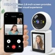 Настільна Wi-Fi відеоняня ICSEE V3 2,8-дюймовий екран 2 МП Full HD 1080P - зображення 2