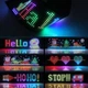 Гибкий светодиодный экран LED Matrix Panel RGB 120 × 595 мм WiFi управление через приложение - изображение 3