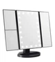 Зеркало для макияжа с подсветкой тройное Magnifying Mirror 22 светодиода питание от 4 батареек AAA или USB 24х16 см - изображение 3