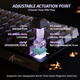 Магнитная игровая клавиатура ATTACK SHARK X68 HE 8kHz Черный с градиентом - изображение 4