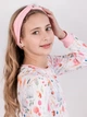 Пижама для девочки BIGU с длинным рукавом Зверюшки Белый/ Розовый 104-110 - изображение 5