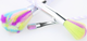 Zestaw do makijażu Tools For Beauty tęczowy 8 szt (5903018900056) - obraz 3