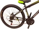 Велосипед CrossBike Storm 27,5" 15" Чорний-Зелений - изображение 2