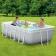 Бассейн каркасный Intex 26784 с чашей из ПВХ 300х175х80 см с насосом 3785 л/ч лестницей тентом и подстилкой Серый (91-9-26784-5) - изображение 2
