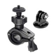 Крепление на вел руль для экшн-камер GoPro Hero DJI Action Insta360 Ace SJCAM EKEN и 1/4″, держатель 18–28 мм с шарнирной головкой (32692) - изображение 2