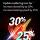 Светодиодный беспроводной портативный USB-паяльник 75 Вт - изображение 4