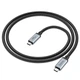 Кабель Hoco USB4 HD high speed data cable US05 |1m, 100W/5A, 8k| Black - зображення 5