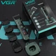 Аккумуляторная беспроводная машинка для стрижки волос VGR V-696 с LED дисплеем и ТУРБО режимом - изображение 6