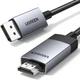 Кабель видео Ugreen Displayport to HDMI 4K@60 Гц однонаправленный 3м Grey (DP119) - изображение 1