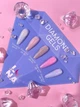 Гель с блестками №4 (Розовый) Diamond Gel LunaMoon на 15 мл, выравнивание и наращивание ногтей - изображение 4