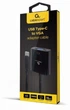 Адаптер USB 3.1 Type-C (M) - VGA / Full HD@60Hz (F), Cablexpert A-CM-VGAF-01 Black, 15 см - зображення 2