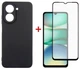 Комплект чехол для смартфона + стекло Xiaomi Redmi A5 DENGOS Carbon Black (DG-KM-152) - изображение 1
