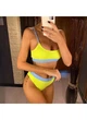 Купальник трикотажний з резинкою під грудьми Modern Boutique лимонний, S К685 - изображение 8