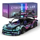Конструктор суперкар машина порше технік машинка Porsche 911 CYBERPUNK на 1116 деталей в масштабі авто 1:14 машинка порш Кіберпанк - изображение 6