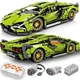 Конструктор суперкар машина ламборджині технік машинка Lamborghini на 1314 деталей в масштабі авто 1:14 машинка ламборгіні зелена на пульті керування з мотором та акумулятором - изображение 4