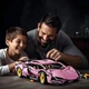 Конструктор суперкар машина ламборджині технік машинка Lamborghini на 1314 деталей в масштабі авто 1:14 машинка ламборгіні рожева - зображення 6