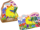 Puzzle Lean Toys Dinozaur wulkan 48 elementów 14114 (5905679074497) - obraz 1