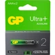 Батарейка Gp AAA LR03 Ultra Plus Alcaline, 2 шт - изображение 1