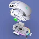 Бесшумная беспроводная игровая мышь HXSJ T90 Черная с RGB-подсветкой, 6400 DPI, 6 кнопок, Bluetooth + 2.4G - изображение 4