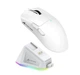Игровая мышь Attack Shark X11 White 22000 DPI 63 г три режима подключения RGB док станция - изображение 1