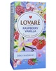 Чай Lovare Raspberry Vanilla чорний в пакетиках з ароматом ванілі и малини 24 шт х 2 г (55760) - зображення 1