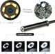 Ендоскоп Ghopy HD LED Чорний Factory Recertified - зображення 4