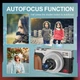 Фотоаппарат NBD A1 56Мп / CMOS / 4K 60fps / 16X зум / Wi-Fi / Черно-серый - изображение 6