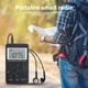 Кишеньковий міні-радіоприймач з акумулятором та навушниками Радіо FM AM STEREO Led-дисплей Silver - зображення 10