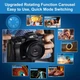 Цифровая камера IXNAIQY DC201 48 Мп / CMOS / 4K UHD 24 fps / 16× зум / Wi‑Fi / Чёрный Б/В - изображение 2