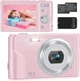 Фотоаппарат Rokurokuroku 36Мп / CMOS / Full HD / 16Х зум / Розовый Б/В - изображение 1