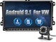 Автомагнитола Nhopeew YT9216BJ для VW/Skoda/Seat / 9" / Сенсорная / 2/16Гб / Android 9.1 / Wi-Fi / GPS / Bluetooth / USB / DAB+ / 2DIN Б/В - изображение 1