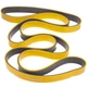 Гума петля для підтягувань та тренувань стрічка силова двошарова Zelart DUAL POWER BAND (латекс, 2080x21x4,5мм, XS, Жовтий) (FI-0911-4_Жовтий) - изображение 6