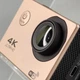 Экшн-камера ZHUTA / 4K / 8MP/ WiFi / / 30 м Водонепроницаемая / Золотой Б/В - изображение 8