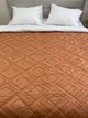 Покривало Ecotton Jacuard Orange Євро 200x220 см Стьобане Полісатин (25215_000) - зображення 1